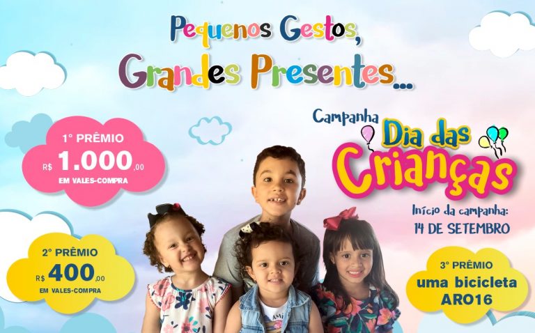 Banner - campanha do Dia das Crianças