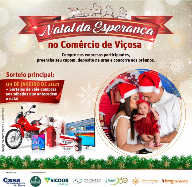 Campanha Natal da Esperança no Comércio de Viçosa