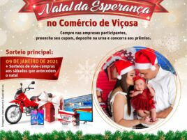 Campanha Natal da Esperança no Comércio de Viçosa