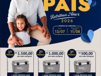 Arte da Campanha do Dia dos Pais 2026 